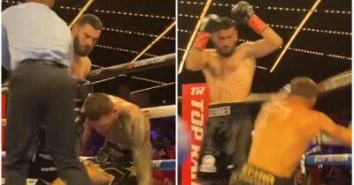 Brutal ringside angle of Artur Beterbiev knocking down Joe Smith Jr three times emerges
