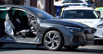 Man taken to hospital after crash involving Audi