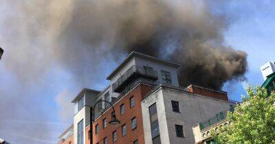 LIVE: Fire crews at scene of fire off Oxford Road - latest updates