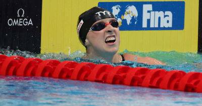 Swimming - Ledecky dominates 1,500m to win second gold at world championships
