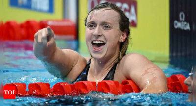 American Ledecky sweeps to fourth 1,500m freestyle world title