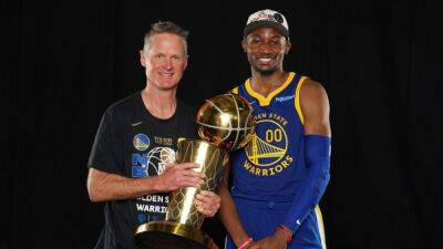 Steve Kerr - Chase Center - How the Golden State Warriors are preparing Jonathan Kuminga and Moses Moody to be the next generation of NBA champions - espn.com -  Boston - San Francisco