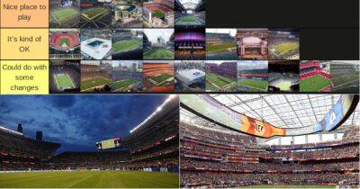 NFL: Ranking every stadium from 'Cream Of The Crop' to 'Bulldoze And Start Again'