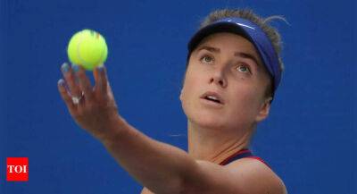 Elina Svitolina - Vladimir Putin - Volodymyr Zelensky - 'So much pain in my heart': Tennis star Elina Svitolina helping Ukraine - timesofindia.indiatimes.com - Russia - France - Ukraine - Usa -  Odessa