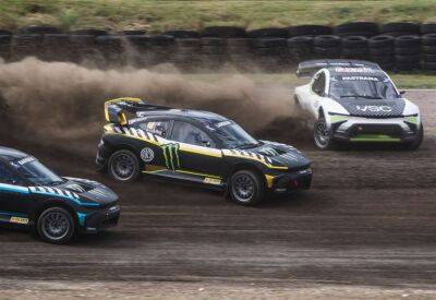 Lydden Hill hosts Nitro Rallycross as Swede Robin Larsson scores commanding victory
