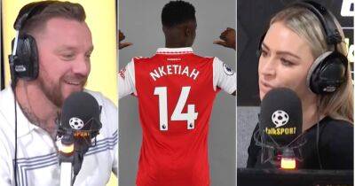Mikel Arteta - Thierry Henry - Jamie Ohara - Arsenal: Laura Woods responds after Jamie O’Hara’s Eddie Nketiah comments - givemesport.com