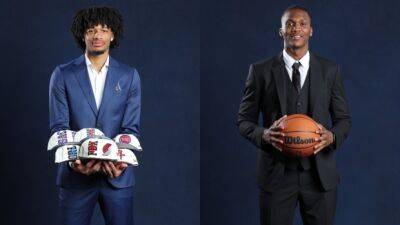 Canadians Sharpe, Mathurin take different paths to NBA Draft