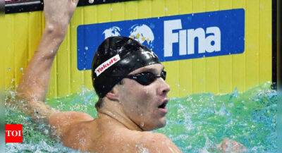 FINA World Championships: Finke takes 800m freestyle gold as Dressel ruled out of 100m defence - timesofindia.indiatimes.com - Britain - Australia - China - Romania -  Tokyo