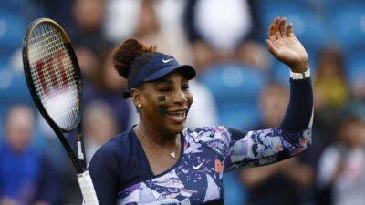 Serena Williams - Ons Jabeur - Sara Sorribes Tormo - Marie Bouzkova - Williams makes winning return after year out in Eastbourne doubles - channelnewsasia.com - Usa - Tunisia - Czech Republic