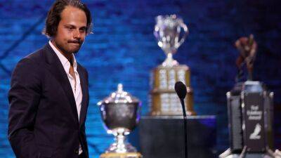 Toronto Maple Leafs forward Auston Matthews collects Hart Trophy and Ted Lindsay Award