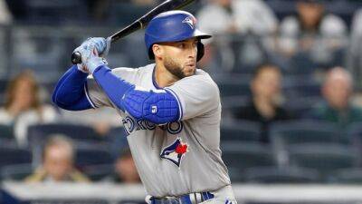 Jays' Springer exits Tuesday's game with right elbow discomfort
