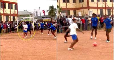 Barcelona’s Memphis Depay shows off outrageous skills during football community match in Ghana - msn.com - Netherlands - Ghana -  Memphis