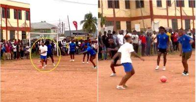 Memphis Depay: Barcelona star shows outrageous skills in Ghana community match