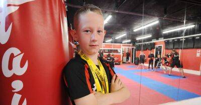 West Lothian kickboxing youngster tipped to reach the top after double gold success