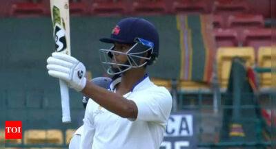 Ranji Trophy Final: I trust myself to do well whenever I go out there, says Yashasvi Jaiswal - timesofindia.indiatimes.com