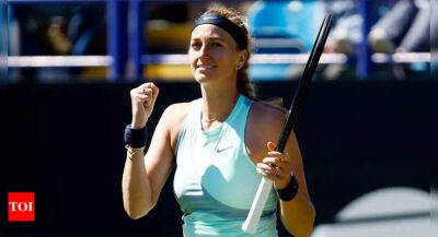 Petra Kvitova - Cameron Norrie - Brandon Nakashima - Katie Boulter - Former Wimbledon champ Petra Kvitova into Eastbourne quarter-finals - timesofindia.indiatimes.com - Britain - Usa - Australia - Czech Republic