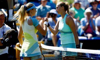 Katie Boulter edged out by Kvitova at Eastbourne but Dart charge continues