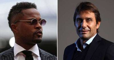 Patrice Evra still "hurt" Man Utd failed to appoint Antonio Conte as manager