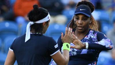 ‘It’s OnSerena’: Williams comeback reaches Eastbourne doubles semis
