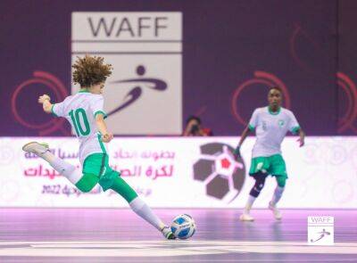 Ronda Rousey - Al-Bandari Mubarak goal seals Saudi’s place in final of 2022 WAFF Women’s Futsal Championship - arabnews.com - county Hall - Saudi Arabia - Bahrain -  Jeddah - Kuwait - Palestine - Iraq -  Kuwait