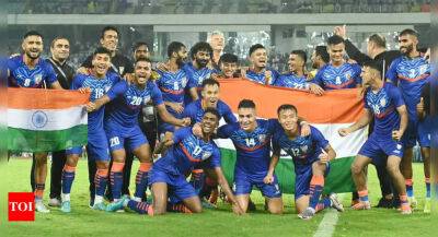 India jumps two places to 104 in latest FIFA rankings - timesofindia.indiatimes.com - France - Belgium - Denmark - Netherlands - Spain - Portugal - Italy - Brazil - Argentina - New Zealand - India - Iran - Costa Rica