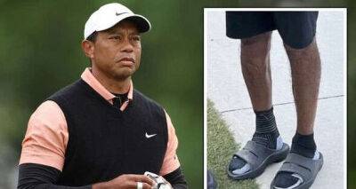 Tiger Woods full injury revealed as golf fans see icon's huge leg scar for first time