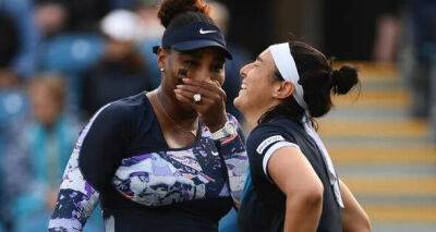 Serena Williams Wimbledon setback as Eastbourne doubles partner Ons Jabeur suffers injury