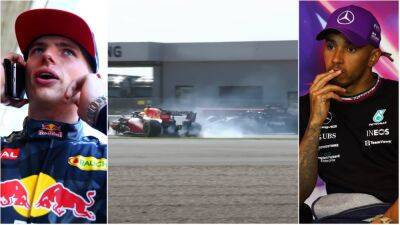 Lewis Hamilton & Max Verstappen Silverstone crash: The text message Max sent after incident
