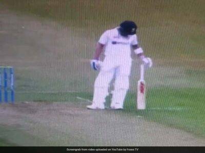 Viral Video: Did Virat Kohli Try To Make His Bat Stand Upright Like Root In Tour Game vs Leicestershire?