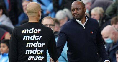 Patrick Vieira credits Man City with early success as Crystal Palace manager