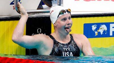 Lilly King, Ryan Murphy add new titles to gold collections at swimming worlds