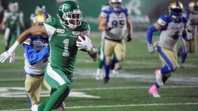 Roughriders WR Evans exits game vs. Alouettes, questionable to return - tsn.ca