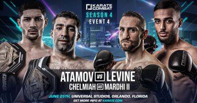 Karate Combat Season 4: Atamov vs Levine: Date, Fight Card, Tickets, How To Watch and more - givemesport.com - France - Brazil - Florida - Azerbaijan