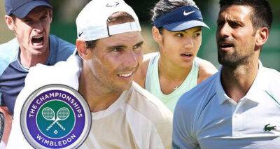 Wimbledon draw LIVE: Rafa Nadal, Novak Djokovic, Murray and Raducanu to learn opponents