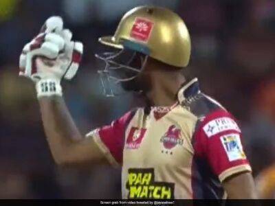 "No Excuses": N Jagadeesan Apologises For Obscene Gesture On Being Mankaded In TNPL - sports.ndtv.com
