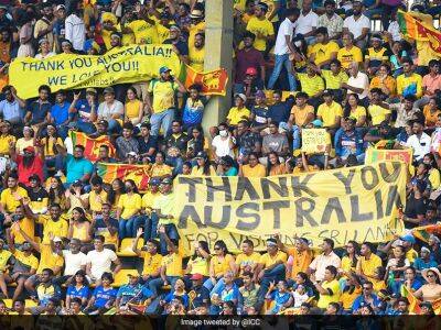 "Thank You Australia": Sri Lankan Fans' Heartwarming Gesture For Tourists. See Pics