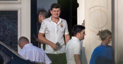 Manchester United's Harry Maguire arrives in France for fairy tale wedding with childhood sweetheart