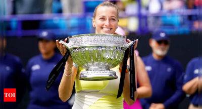 Two-time Wimbledon champion Petra Kvitova wins Eastbourne title