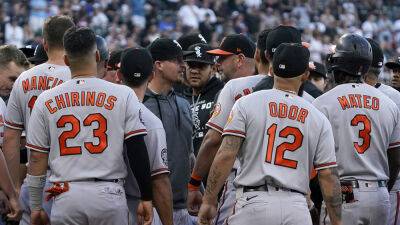 Benches clear after White Sox's Michael Kopech nails Orioles' Jorge Mateo with a 99 mph fastball - foxnews.com - county White -  Baltimore