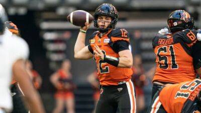 Nathan Rourke - Canadian QB Rourke throws record-setting 436 yards as Lions dominate Argonauts - cbc.ca - Chad