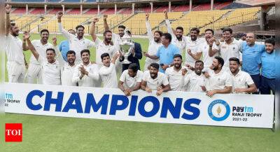Madhya Pradesh create history with maiden Ranji Trophy triumph, beat Mumbai by six wickets