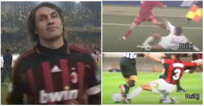 Paolo Maldini best tackles: Footage of AC Milan legend turning defending into art