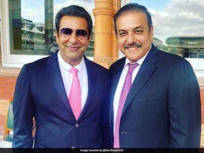 "Shaz And Waz": Ravi Shastri's Pic With Pakistan Legend At Lord's Goes Viral