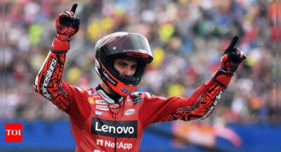 Bagnaia cruises to Dutch MotoGP win as Quartararo crashes twice