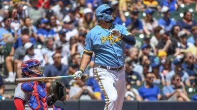Alejandro Kirk - Tellez hits 2 homers against former team as Brewers top Blue Jays - cbc.ca -  Milwaukee