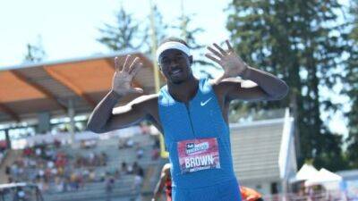 Aaron Brown completes sprint double with 200-metre title at track and field nationals