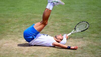 Novak Djokovic and Rafael Nadal train ahead of Wimbledon first round - in pictures