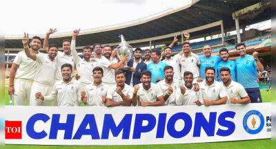 Madhya Pradesh beat Mumbai by 6 wickets in Ranji Trophy final to end long wait for domestic title