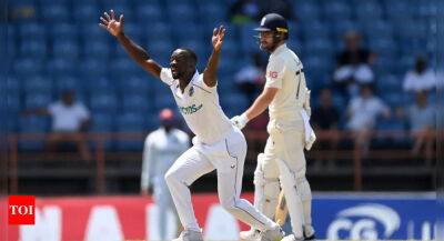 Shakib Al-Hasan - Kyle Mayers - Jayden Seales - 2nd Test: Kemar Roach runs through Bangladesh top order to put West Indies on top on day three - timesofindia.indiatimes.com - India - Bangladesh