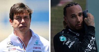 Toto Wolff 'fed up' with Lewis Hamilton with Mercedes chief 'thinking' of replacing star